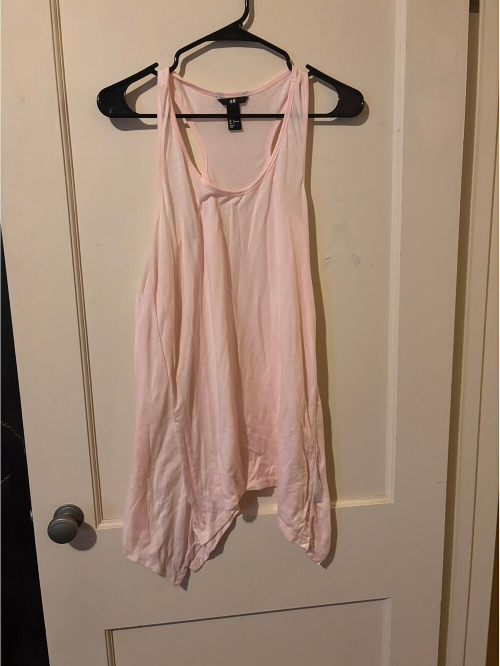 H&M light pink tank top Large